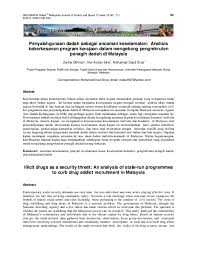 Di samping itu, malaysia menghadapi krisis dengan negara jiran selepas malaysia mencapai kemerdekaan. Pdf Penyalahgunaan Dadah Sebagai Ancaman Keselamatan Analisis Keberkesanan Program Kerajaan Dalam Mengekang Pengrekrutan Penagih Dadah Di Malaysia Fakhrul Azim Fauzi Fauzi Academia Edu