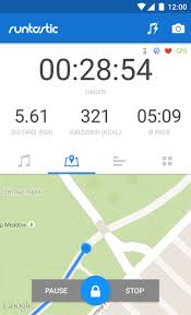 Runtastic pro is a good program for running, with the support of the russian language. Runtastic Pro Android App
