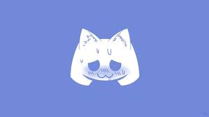 Logo Discord Digital Art Cat Ears Simple Background Blue White Sweat 1080p Wallpaper Hdwallpaper Desktop Simple Backgrounds Art Blog Animated Icons