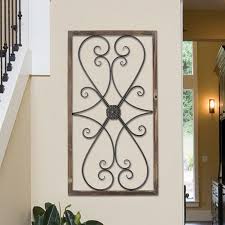 Stratton Home Decor Farmhouse Metal Wood Scroll Wall Decor Wall Decor Stratton Home Decor Farmhouse Wall Decor