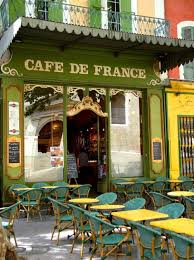 Girl At The Beach Paris Cafe French Cafe Outdoor Cafe