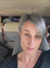 Well... life threw me another curve ball. Had to pack up my life yet again.  Leaving some really negative energy behind, so decided to cut my hair off!  Gave myself a haircut