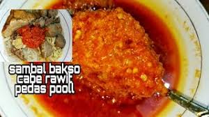 Berikut ini aneka resep bakso. Resepi Sambal Bakso Pedas Rasmi Suf Cute766