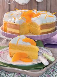Torta Farcita Con Crema All Arancia E Mascarpone Magpedia Ricette Dolci Dolci Torte
