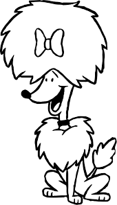 Girl Dog Clifford The Big Red Dog Coloring Page Dog Coloring Page Coloring Pages Cartoon Coloring Pages