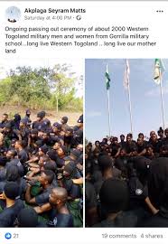 About 2000 Western Togoland military personnel pass out successfully
