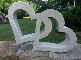 Weiteres Beton Giessform Verschlungene Herzen 30 Cm Ein Designerstuck Von Bif Hermes Bei Dawa Giessformen Fur Beton Selbermachen Beton Zement Basteleien