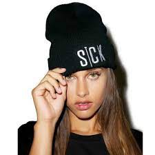 Click To Buy Europe And America Men And Women S Sick Embroidered Autumn And Winter Warm Skullies Beanies Hat Ski Cap Kn Girl Beanie Beanie Knitted Hats