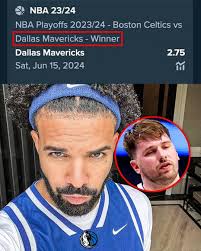 Drake has the Dallas Mavericks winning the 2024 NBA Finals... Boston  Celtics can just go ahead and plan the parade rn