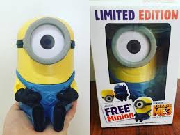 Brought audiences despicable me and the biggest animated hits of 2013 and 2015, despicable me 2 and. Nestle Breakfast Cereals Promotion Pack Rm27 99 Free Minion Selected Giant Cold Storage