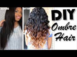 How to color your own hair ombre. How To Ombre Hair Diy Youtube