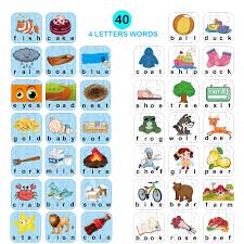 When you play words with 4 letters, you have . Buy Aivant 80 Words Self Correcting Spelling Puzzle For Three And Four Letter Words With Matching Images Perfect For Preschool Learning 40 Blocks Double Sided Online At Desertcart Bahamas