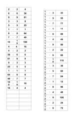 Pdf speichern und drucken kurztext rechenart addition subtraktion multiplikation multiplikation (kleines 1x1) multiplikation (großes 1x1) division division (divisor einstellig) division (kleines 1x1) Mathematik Arbeitsmaterialien Einmaleins Gross 11 20 4teachers De