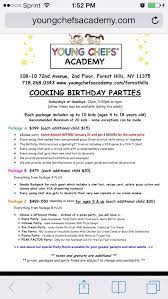Another Good Idea Young Chefs Academy Chef Academy 7th Birthday Party Ideas Young Chefs