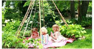 How to stake up pole beans. How To Make A Bean Pole Teepee For A Kids Garden