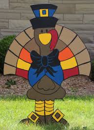 Thanksgiving Turkey Yard Art I Painted For A Friend Wood Yard Art Thanksgiving Art Christmas Art