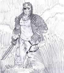 Horror child's play coloring pages print coloring. Jason Voorhees 2010 By Bender18 On Deviantart