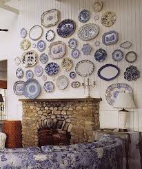 Blue White Plates Plates On Wall Vintage Plates Blue Plates