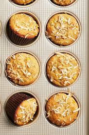 Mango Coconut Muffins Recipe In 2020 Coconut Muffins Food Baking