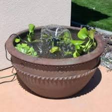 Everyone loves garden fountains and patio ponds. Create A Pond In A Container In Less Than An Hour Creative Homemaking