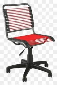 Bungee office task chair, with flat elastic bungie straps, adjustable height (black) 4.6 out of 5 stars. Eurostyle Bungie Low Back Office Chair In Red And Graphite Bungee Cord Desk Chair Free Transparent Png Clipart Images Download