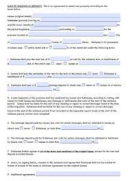free illinois rental lease agreement templates pdf word