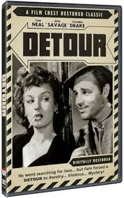 Amazon.com: Detour (Digitally Restored Version) [DVD] (1945) : Tom Neal,  Ann Savage, Claudia Drake, Edgar Ulmer: Movies & TV