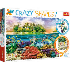 As seen on cnn and fox news Trefl Crazy Shapes Tropical Island Puzzle 600 Pieces Shop Online Jigsaw Puzzles Puzzles Board Games Toys At Best Prices In Egypt Kassem Store