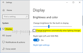 That's why i have written this article to fix the brightness control not working issue. Prevent Windows 10 From Changing Screen Brightness Automatically Password Recovery