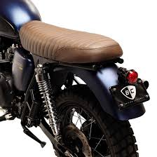 389 Brown Slammer Seat For Liquid Cooled Triumph Motorcycles By British Customs Royal Enfield Royal Enfield Accessories Enfield