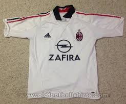 Ac milan vs juventus 2005 goals, fight and angry moments. Ac Milan Weg Fussball Trikots 2005 2006 Sponsored By Opel