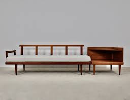 Barnett white backless corner nook set. Edvard Tove Kindt Larsen Sofa Set With Corner Table For Gustav Bahus 157895