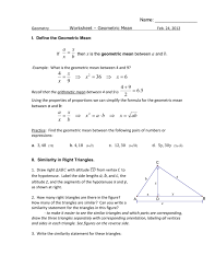 Be it worksheets, online classes, doubt sessions, or any other form of. Worksheet Geometric Mean