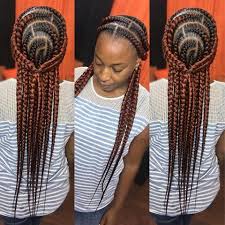 Weave hairstyles don't have to be only about wavy and straight. Braids By Braidedbeauty Braids Braid Protectivestyles Braidideas Boxbraids Braidstyles Corn Girls Hairstyles Braids Cornrows Braids Braided Hairstyles