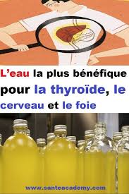 L Eau La Plus Benefique Pour La Thyroide Le Cerveau Et Le Foie Medical Health Fitness Health