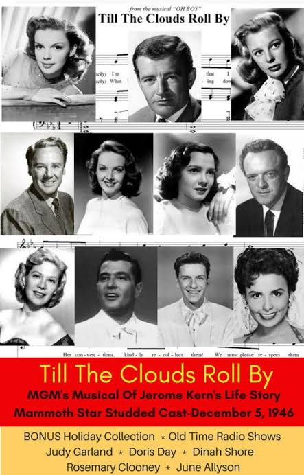 Till the Clouds Roll by 1946-movie Dvd-plus 5 BONUS Audio Cd's Old Time  Radio Shows Doris Day-june Allyson-judy Garland-rosemary Clooney - Etsy