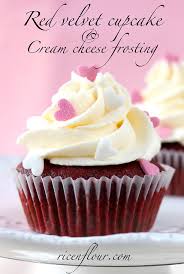According to one online reviewer, this dessert is devine! Red Velvet Cupcake With Cream Cheese Frosting Recipe Rice N Flour