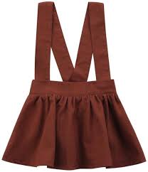 Brown Suspender Skirt Pageant Outfits Girl Outfits Baby Suspenders