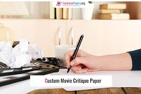 A critique is usually written in response to a creative work such as a novel a film poetry or a painting. Writing A Movie Critique Is Not A Problem With Exclusive Papers