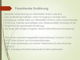 Damit ist der zugang zum blutkreislauf hergestellt und die parenterale ernährungslösung kann infundieren (= einfließen). Ein Verborgenes Risiko Rechtzeitiges Handeln Und Erkennen Ppt Herunterladen