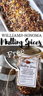 Wiliams Sonoma Mulling Spices A Copycat Recipe With A Free Printable Tag Mulling Spices Mulling Spices Gift Recipes