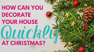 This evergreen christmas theme features red and green colors sprinkled with whimsical holiday decor and ornamentation for a traditional look that never goes out of style. How Can You Decorate Your House Quickly At Christmas Youtube