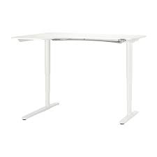 Bekant مكتب زاوية الجلوس يسارا وقوف Ikea