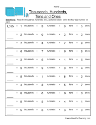 Tens and ones place value worksheet for kindergarten. Hundreds Tens And Ones Worksheets Worksheets Saxon Math Help Lkg Math Worksheets Printable Sixth Grade Math Topics Math Terms For Word Problems Estimating Square Root Worksheet 8th Grade Printable Worksheets