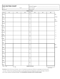 Bus Seating Chart Template Download Fillable Pdf
