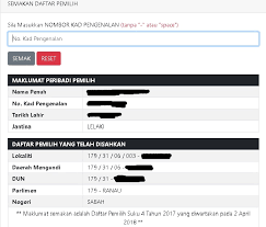 Maklumat semakan adalah seperti daftar pemilih satu lagi alternatif iaitu menyemak melalui sms. Cara Semak Daftar Pemilih Spr Panduan Semakan
