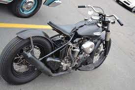 1950 Pan Shovel Bobber Motorcycle Harley Bobber