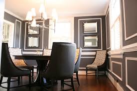 Then i lightly sanded the chairs down to help ensure the paint would adhere to the old finish. Charcoal Gray Paint Color Contemporary Dining Room Restoration Hardware Charcoal Kenneth Byrd Design