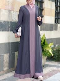 Dual Color Abaya Model Pakaian Muslim Model Pakaian Hijab Model Pakaian