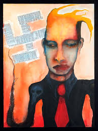 Marilyn Manson's artwork and paintings
